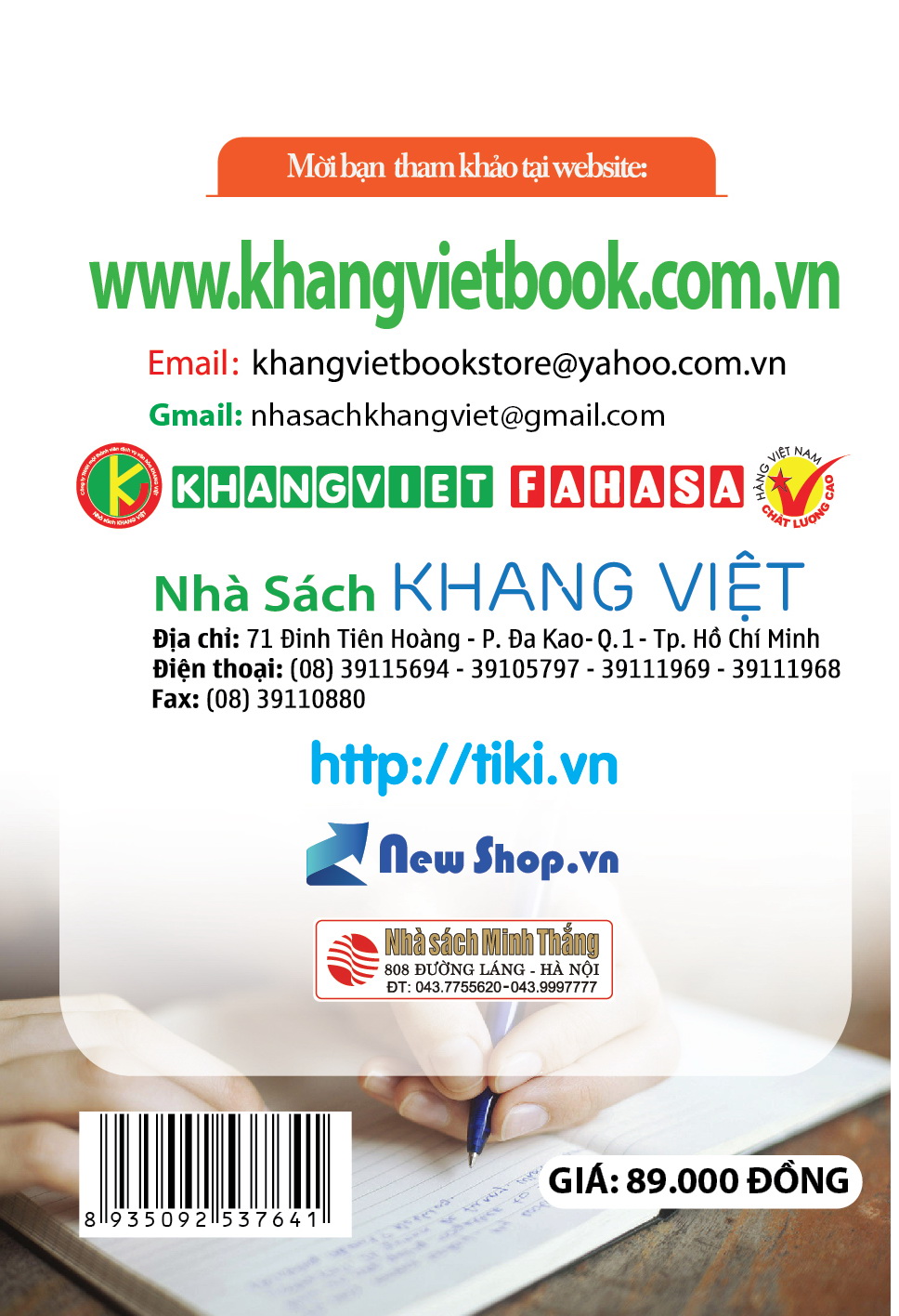 Bìa sau Phát Triển Kĩ Năng Làm Bài Văn Chọn Lọc 8 Thuyết Minh - Nghị Luận